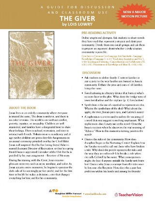The Giver Teaching and Discussion Guide