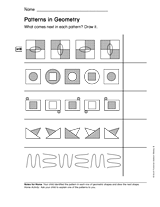 Completing Patterns: Patterns in Geometry (Gr. 2)