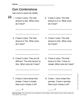 Coin Combinations (Gr. 2)
