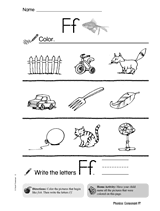 Consonant F - Phonics Skill 1 (Gr. K)