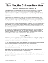 Sun Nin, the Chinese New Year