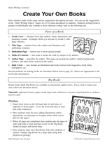 Create Your Own Geology Books
