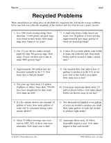 Recycled Problems