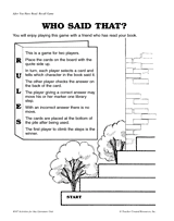 Who Said That? Game