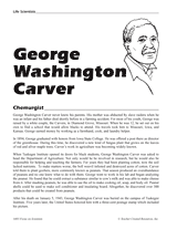 George Washington Carver
