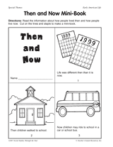Then and Now Mini-Book