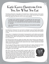 Katie Kazoo Classroom Crew: You Are What You Eat