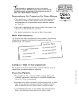 Fifth-Grade Open House