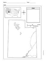 Map of Utah