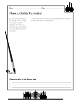 Draw a Gothic Cathedral
