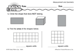 Math Warm-Up 130 for Gr. 1 & 2: Measurement & Geometry