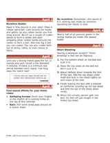 April Daily Calendar of Activities