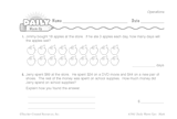 Math Warm-Up 59 for Gr. 3 & 4: Operations