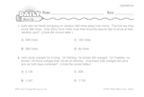 Math Warm-Up 64 for Gr. 3 & 4: Operations
