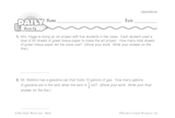Math Warm-Up 83 for Gr. 3 & 4: Operations