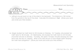 Math Warm-Up 137 for Gr. 5 & 6: Measurement & Geometry