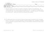 Math Warm-Up 188 for Gr. 5 & 6: Graphs, Data & Probability