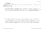 Math Warm-Up 92 for Gr. 5 & 6: Operations