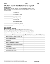 What Are Physical and Chemical Changes?