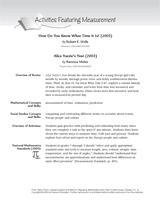 Literature & Math: Stories About Time