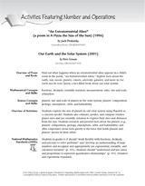 Literature & Math: Stories about Aliens, Earth & the Solar System