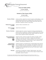 Literature & Math: Stories About Animal Homes