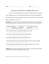 Heroines of Women's Suffrage