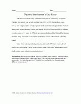 National Servicemen Day
