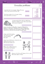 Addition & Subtraction Word Problems IV