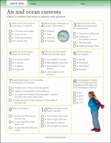 Air and Ocean Currents Quiz